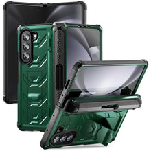 Lade das Bild in den Galerie-Viewer, Mecha Style Galaxy Z Fold5 Ccase with Invisible Bracket &amp; Pen Slot
