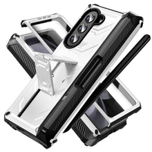 Lade das Bild in den Galerie-Viewer, Mecha Style Galaxy Z Fold5 Ccase with Invisible Bracket &amp; Pen Slot
