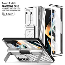 Carregar imagem no visualizador da galeria, Ultra Strong Drop Prevention Case For Samsung Galaxy Z Fold5 With Bracket and Front Film Free Stylus
