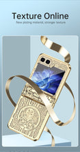 Load image into Gallery viewer, Luxury Electroplated Samsung Flip5 5G Case All-inclusive Drop-proof Protective Case
