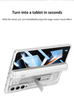 Charger l&#39;image dans la galerie, Shockproof Armor Case For Samsung Galaxy Z Fold4 5G Cover With Magnetic Hinge Slide Pen Slot &amp; Film
