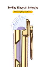 Carregar imagem no visualizador da galeria, Magnetic Hinge Leather Texture Cover For Samsung Galaxy Z Flip 3 Case Back Screen Glass Plating Hard For Galaxy Z Flip3 Case
