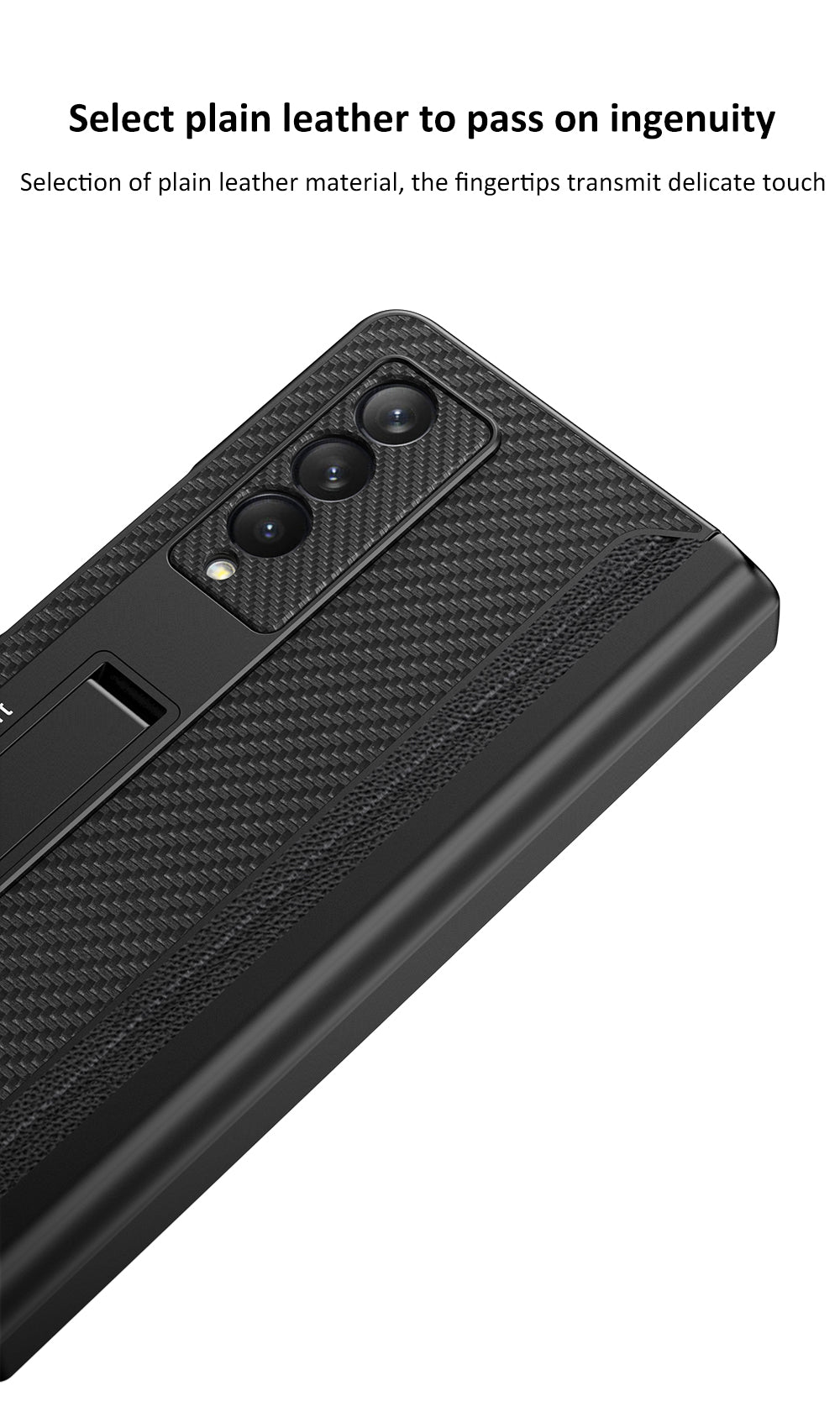 Magnetic Leather Screen Glass All-included Cover For Samsung Galaxy Z Fold 3 Pen Case Holder Phone Case For Galaxy Z Fold3