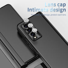 Lade das Bild in den Galerie-Viewer, Double Hinges Electroplated Case for Samsung Galaxy Z Fold4 5G  with Stylus
