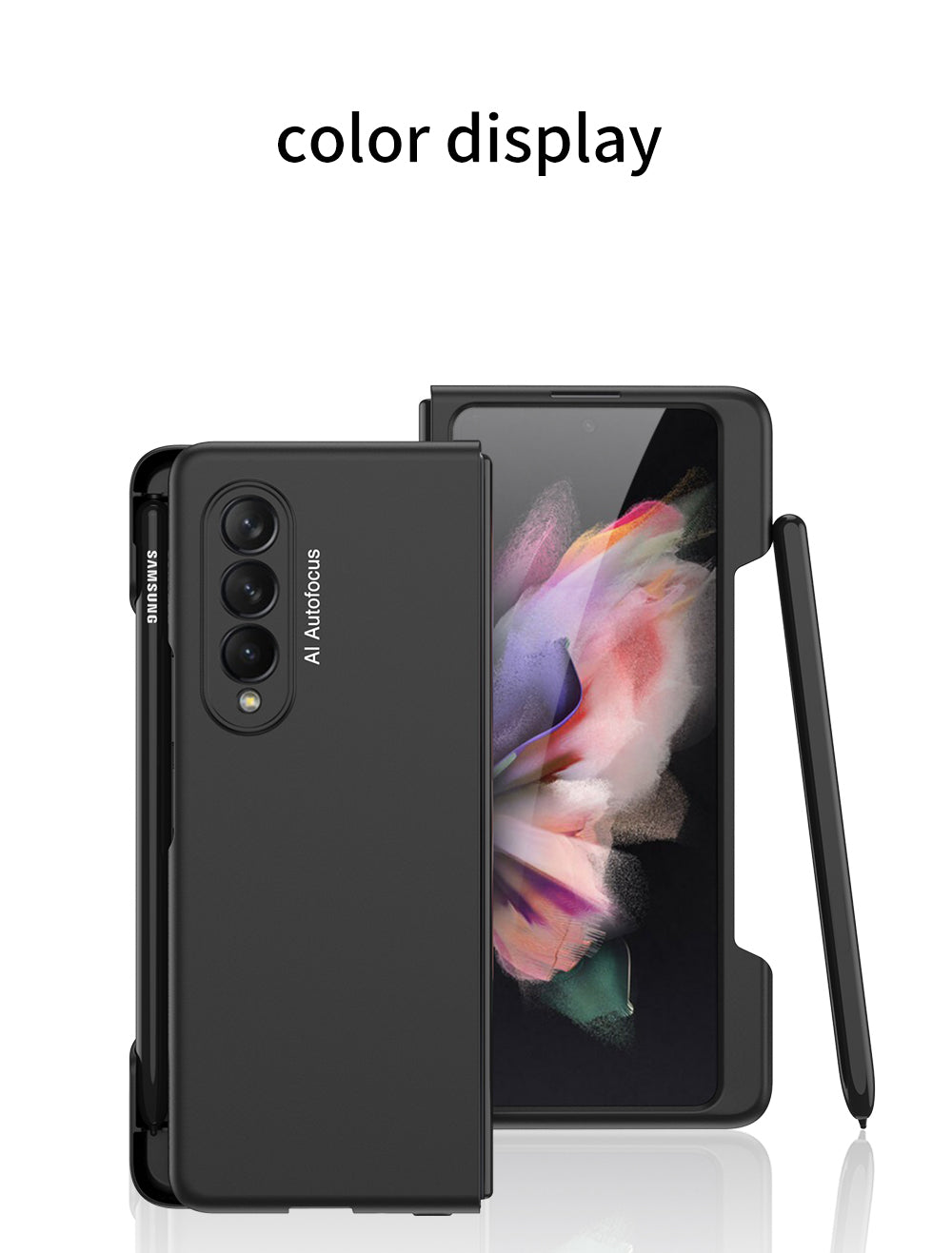 Ultra-Thin With Pen Slot and Capacitance Pen Case For Samsung Galaxy Z Fold 3 5G