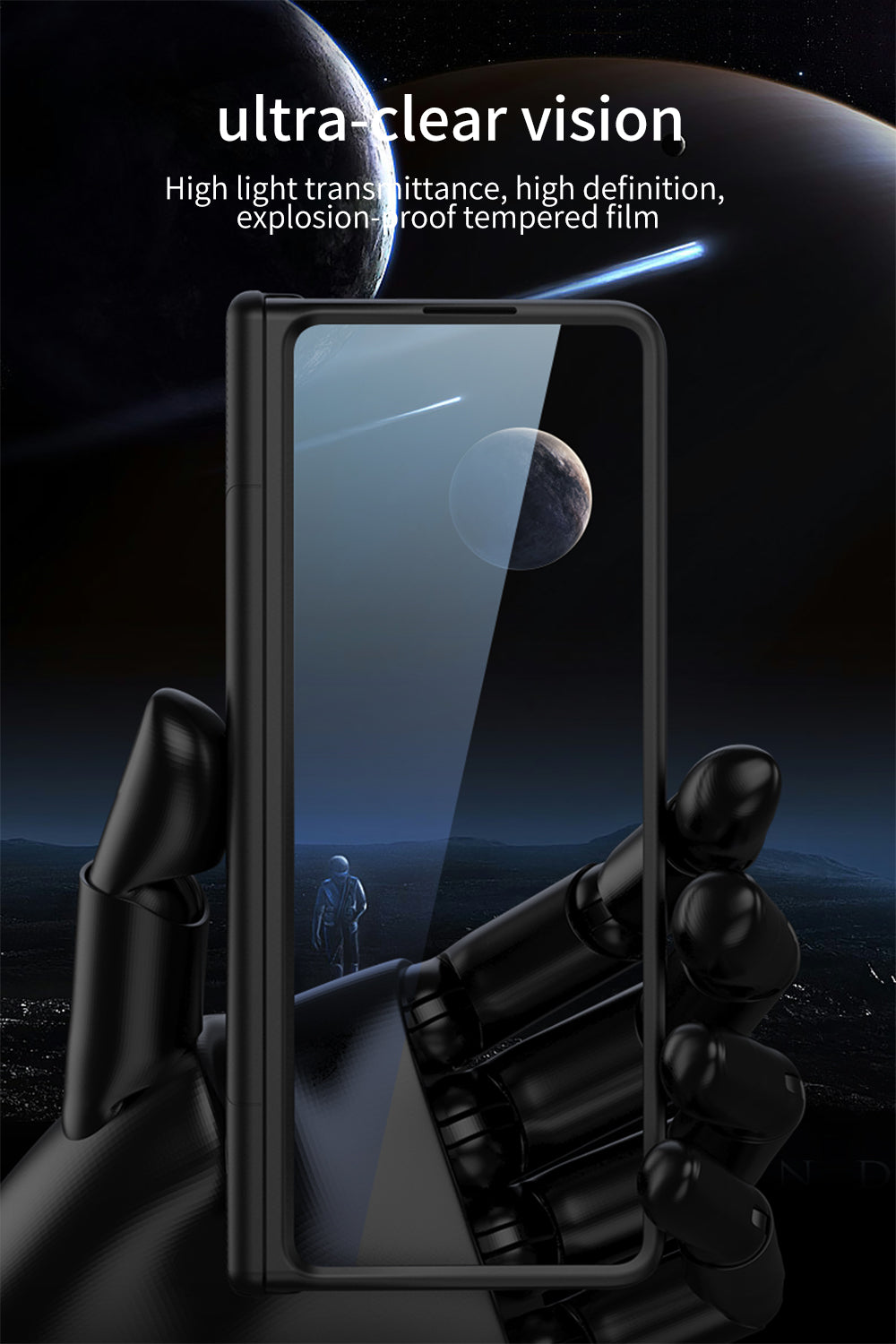 Armor Magnetic Screen Glass Case For Samsung Galaxy Z Fold 3 5G Bracket Stand Hard Fold Case Cover For Samsung Z Fold3 Funda