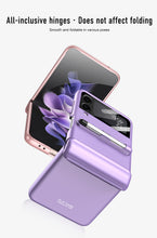 Cargar imagen en el visor de la galería, Magnetic hinge Slim Case For Samsung Galaxy Z Flip 3 5G With Capacitive Pen Slot Plastic Phone Cover For Galaxy Z Flip3 Case
