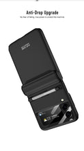 Carregar imagem no visualizador da galeria, Magnetic hinge Slim Case For Samsung Galaxy Z Flip 3 5G With Capacitive Pen Slot Plastic Phone Cover For Galaxy Z Flip3 Case
