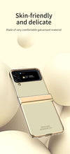 Cargar imagen en el visor de la galería, Hinge Case for Samsung Galaxy Z Flip 4 5G Case Full Protection Plating Transparent
