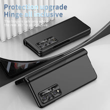 Charger l&#39;image dans la galerie, Double Hinges Electroplated Case for Samsung Galaxy Z Fold4 5G  with Stylus
