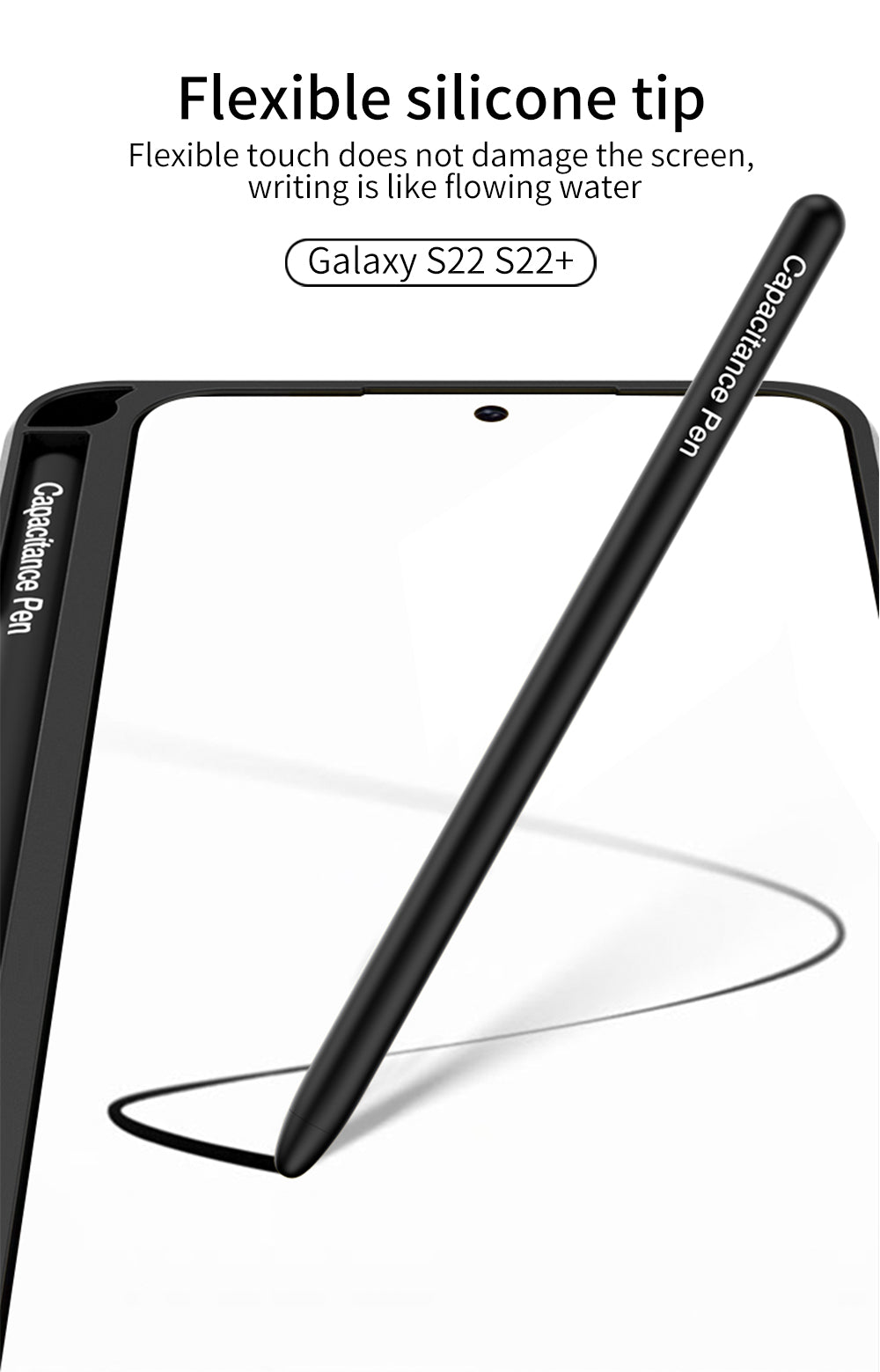Samsung Galaxy S22 Plus Ultra Case Ultra-Thin Anti-knock With Pen Soft Cover For Galaxy S22 Plus Ultra 5G