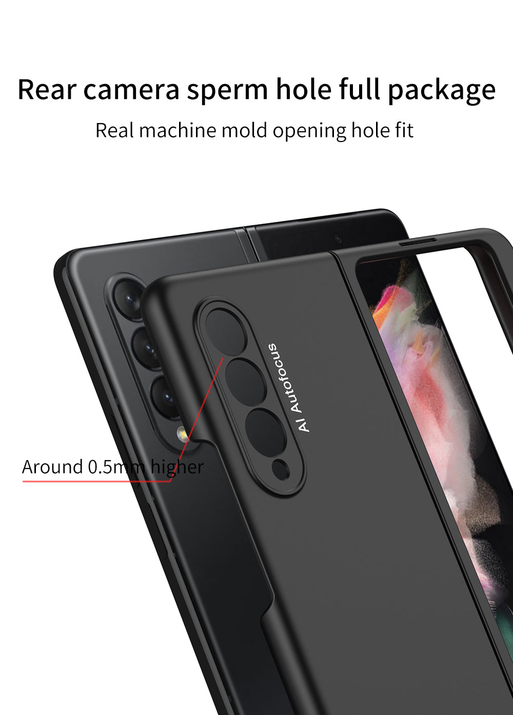 Ultra-Thin With Pen Slot and Capacitance Pen Case For Samsung Galaxy Z Fold 3 5G