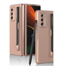 Carregar imagem no visualizador da galeria, Ultra-Thin Plastic With Slot Case For Samsung Galaxy Z Fold 2 5G Anti-knock Phone Cover For Galaxy Z Fold2 Case Included Pen
