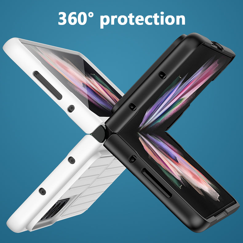 Solid Color Slide Camera Case for Samsung Galaxy Z Fold4 5G