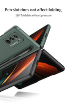 Cargar imagen en el visor de la galería, Ultra-Thin Plastic With Slot Case For Samsung Galaxy Z Fold 2 5G Anti-knock Phone Cover For Galaxy Z Fold2 Case Included Pen

