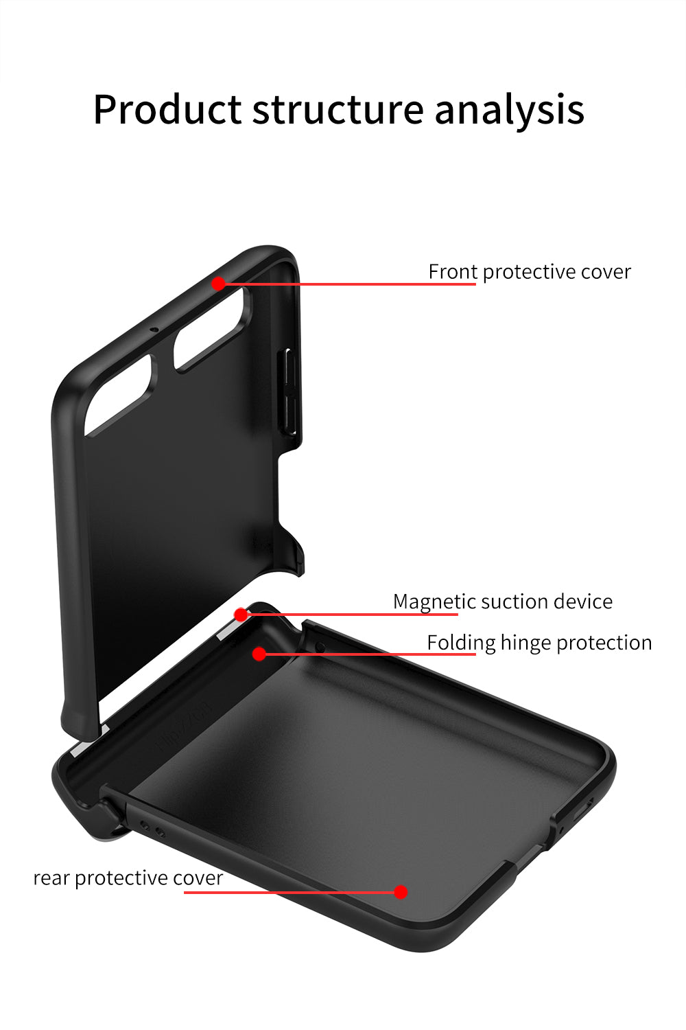 Magnetic Full Protection Case For Samsung Galaxy Z Fold 2 Flip 3 5G Hard Plastic Phone Cover For Samsung z Fold3 Flip3 Case