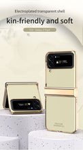 Carregar imagem no visualizador da galeria, Hinge Case for Samsung Galaxy Z Flip 4 5G Case Full Protection Plating Transparent
