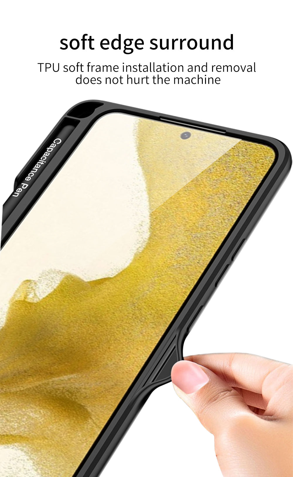 Samsung Galaxy S22 Plus Ultra Case Ultra-Thin Anti-knock With Pen Soft Cover For Galaxy S22 Plus Ultra 5G