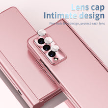 Charger l&#39;image dans la galerie, Electroplated Samsung Galaxy Z Fold4 5G Case  with Tempered Glass Film and Stylus

