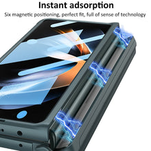 Carregar imagem no visualizador da galeria, Shockproof Armor Case For Samsung Galaxy Z Fold4 5G Cover With Magnetic Hinge Slide Pen Slot &amp; Film
