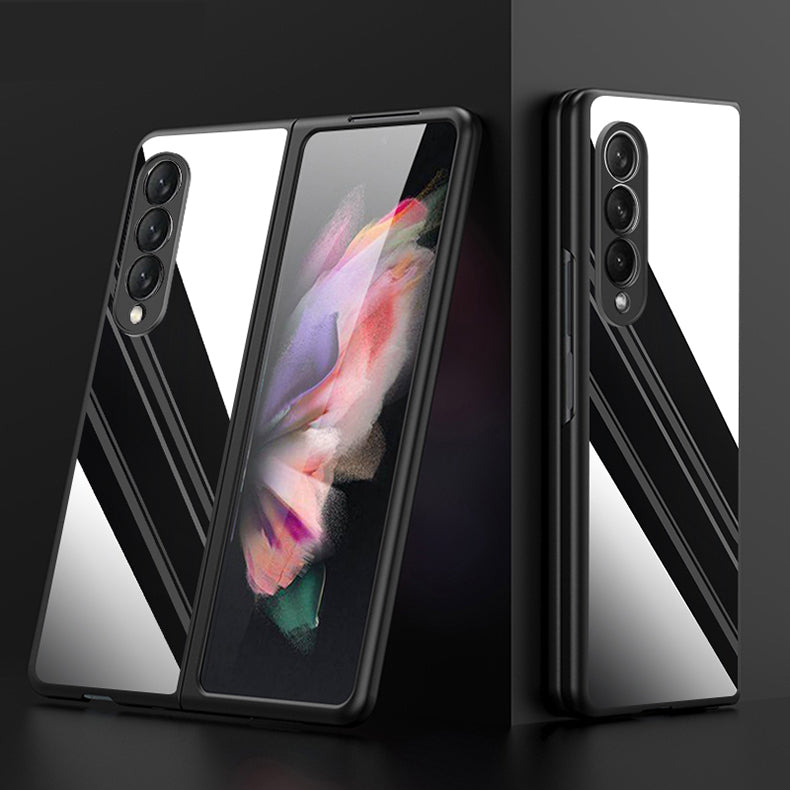 Stainless Steel Phone Case For Samsung Galaxy Z Fold 4 5G Metal Case