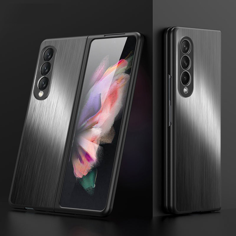 Stainless Steel Phone Case For Samsung Galaxy Z Fold 4 5G Metal Case