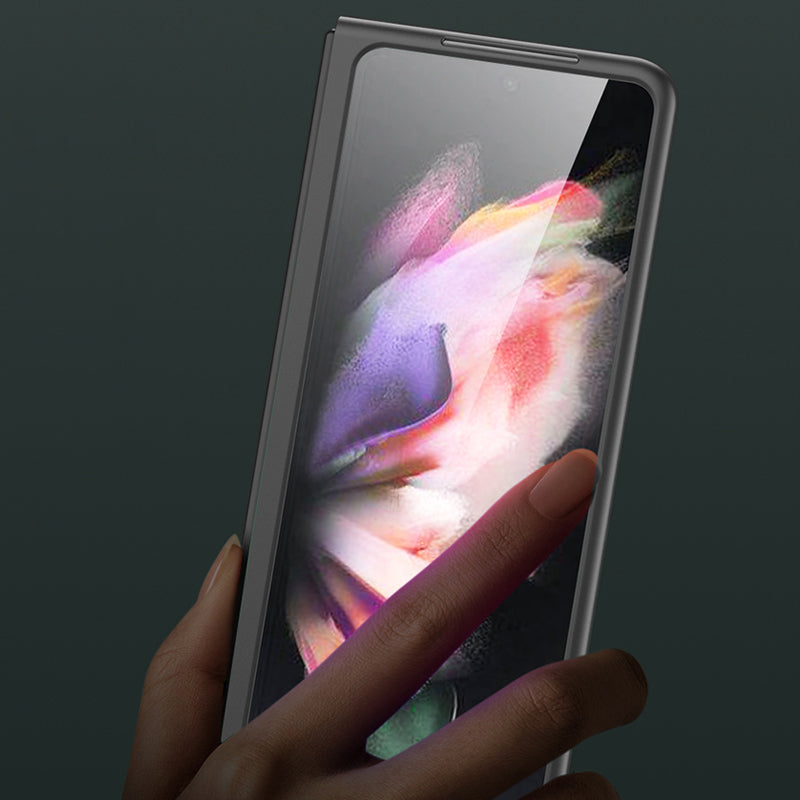 Stainless Steel Phone Case For Samsung Galaxy Z Fold 4 5G Metal Case