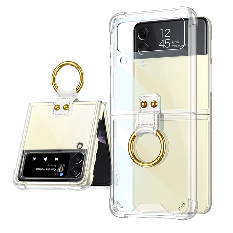 Samsung Galaxy Z Flip4 Flip3 5G Airbag Ring Holder Case