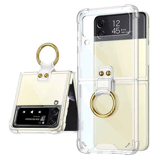 Samsung Galaxy Z Flip4 Flip3 5G Airbag Ring Holder Case