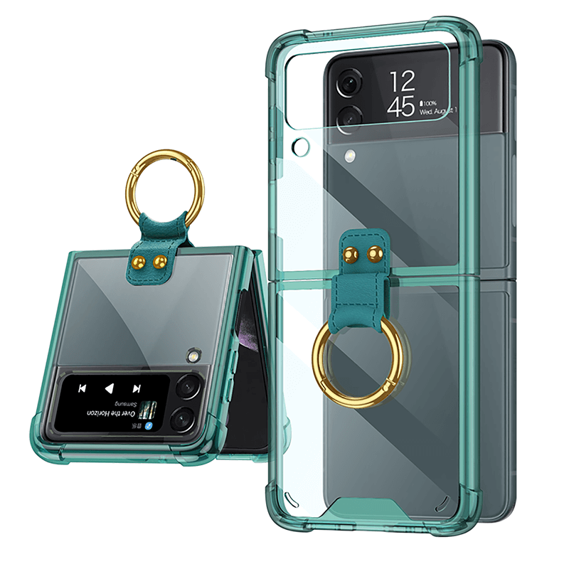 Samsung Galaxy Z Flip4 Flip3 5G Airbag Ring Holder Case