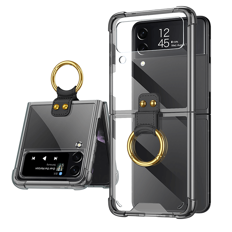 Samsung Galaxy Z Flip4 Flip3 5G Airbag Ring Holder Case