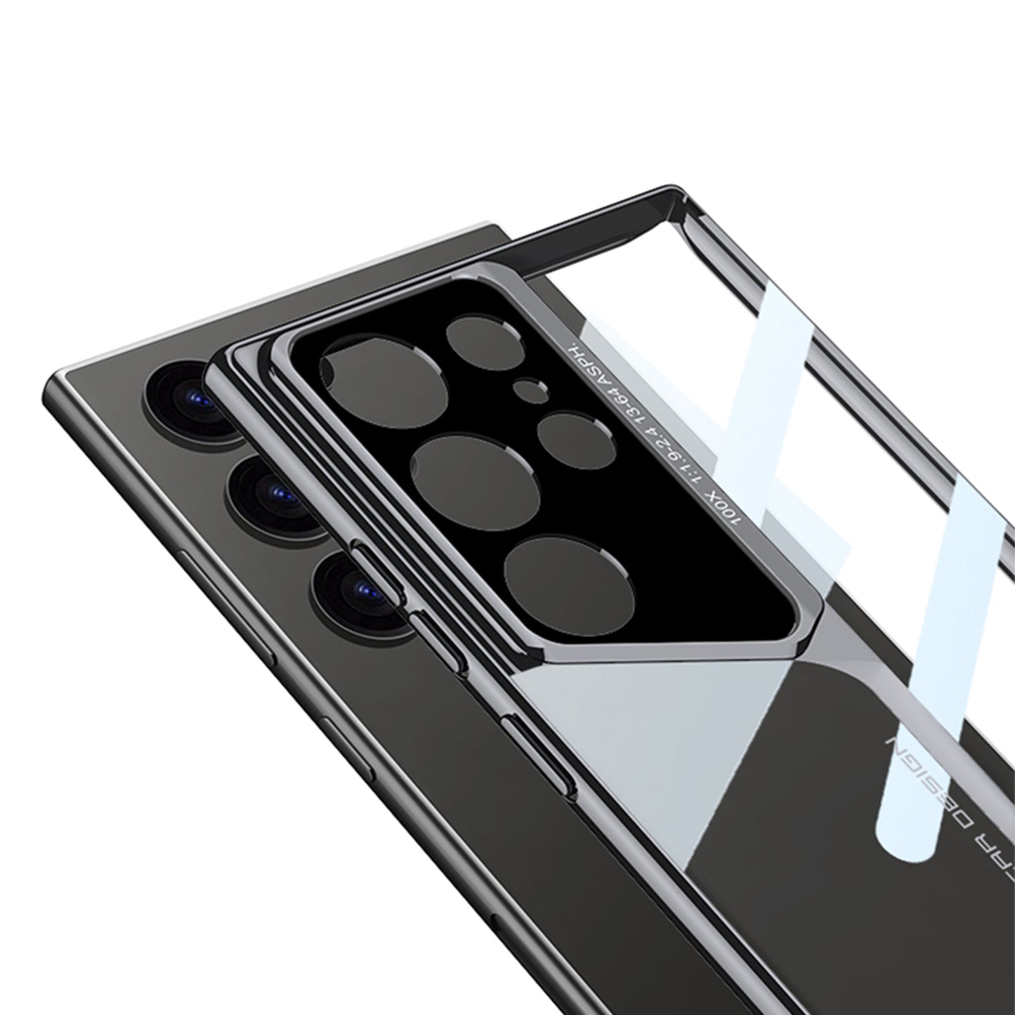 Transparent Electroplated Case For Samsung S24Ultra