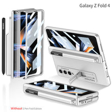 Load image into Gallery viewer, Samsung Galaxy Z Fold4 5G Magnetic Hinge Case with Screen Protector &amp; Kickstand &amp; S Pen Slot
