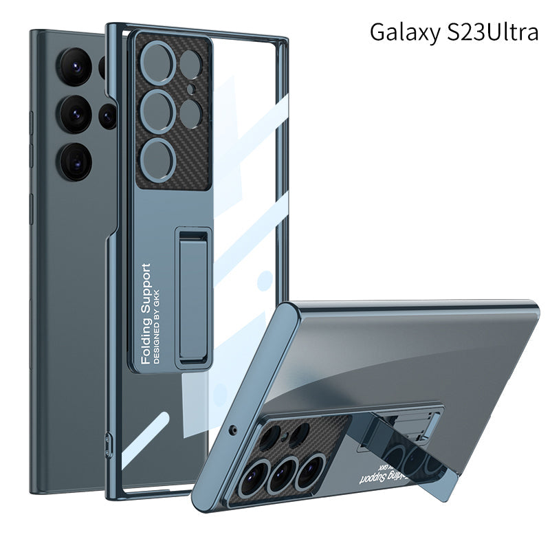 Samsung Galaxy S23 Ultra Electroplated Hard Case for Samsung Galaxy With Kickstand