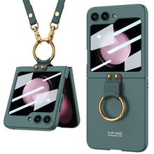 Carregar imagem no visualizador da galeria, Crossbody Ultra-Thin Samsung Z Flip5 Case with Ring Screen Protector
