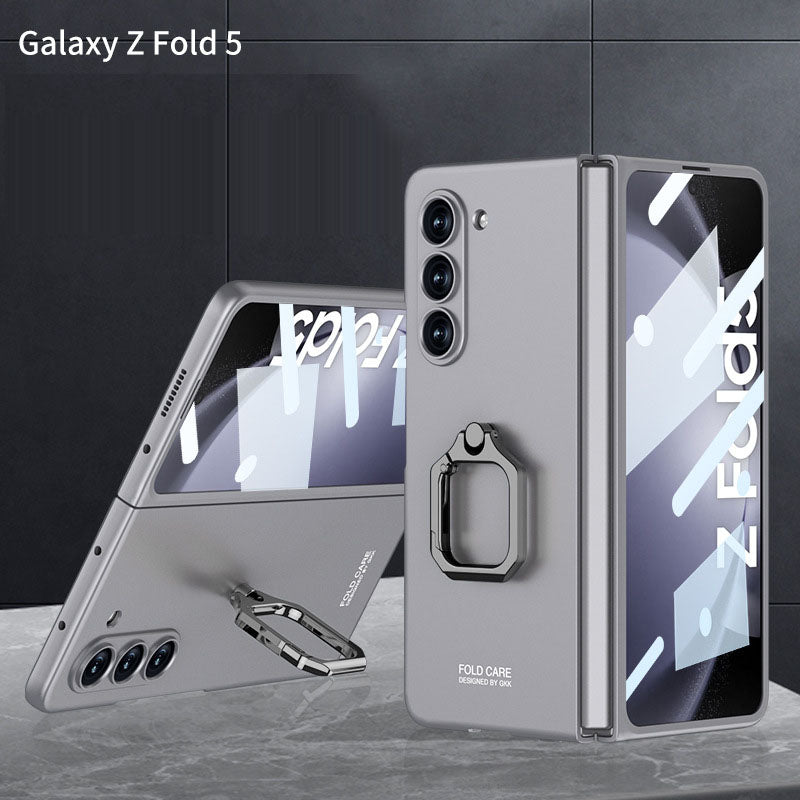 Ultra Thin Case For Samsung Galaxy Z Fold5 With Bracket and Front Film