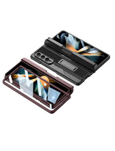 Lade das Bild in den Galerie-Viewer, Magnetic Heavy Duty Samsung Galaxy Z Fold4 5G Case with Kickstand and S Pen Slot
