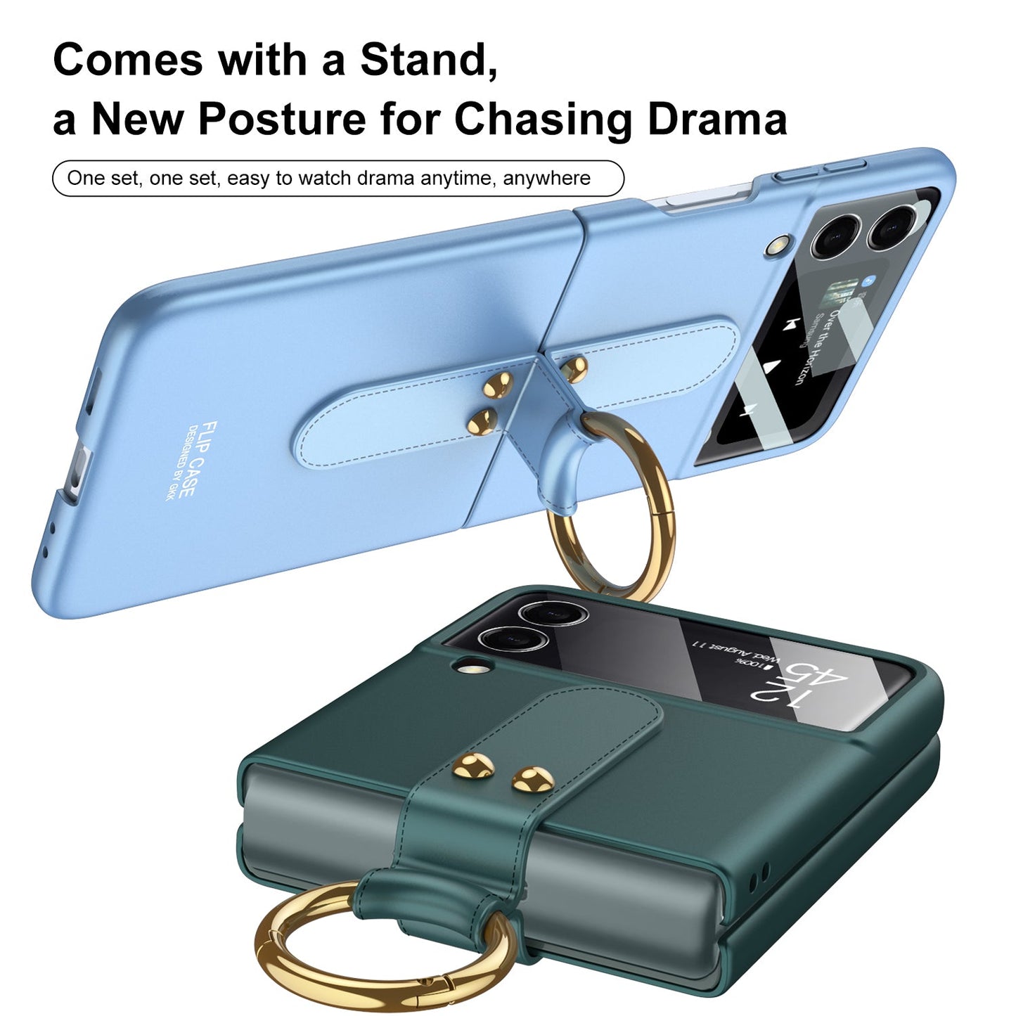 Samsung Galaxy Z Flip4 5G Ultra-Thin Hard Cover with Ring