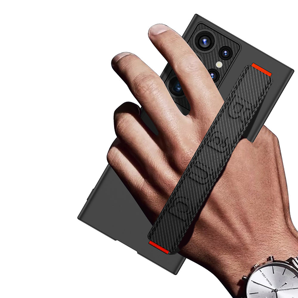Leather Wristband Case For Samsung Galaxy S23 / S23 Plus / S23 Ultra