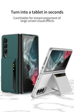 Carregar imagem no visualizador da galeria, Samsung Z Fold4 5G Leather Cardholder Case
