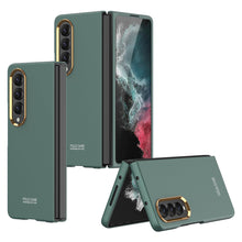 Load image into Gallery viewer, Full-Protection Hard Case With Electroplated lens Frame For Samsung Galaxy Z Fold4 5G
