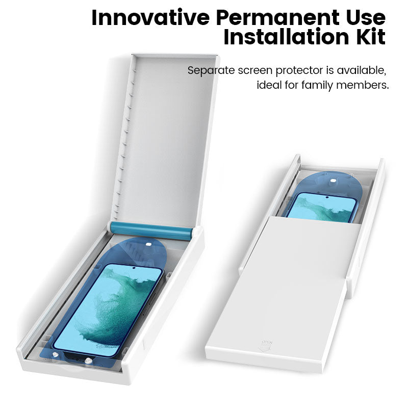 Provencee Easy-install Screen Protector Box Screen Protector for Samsung S22/S22+/S22 Ultra