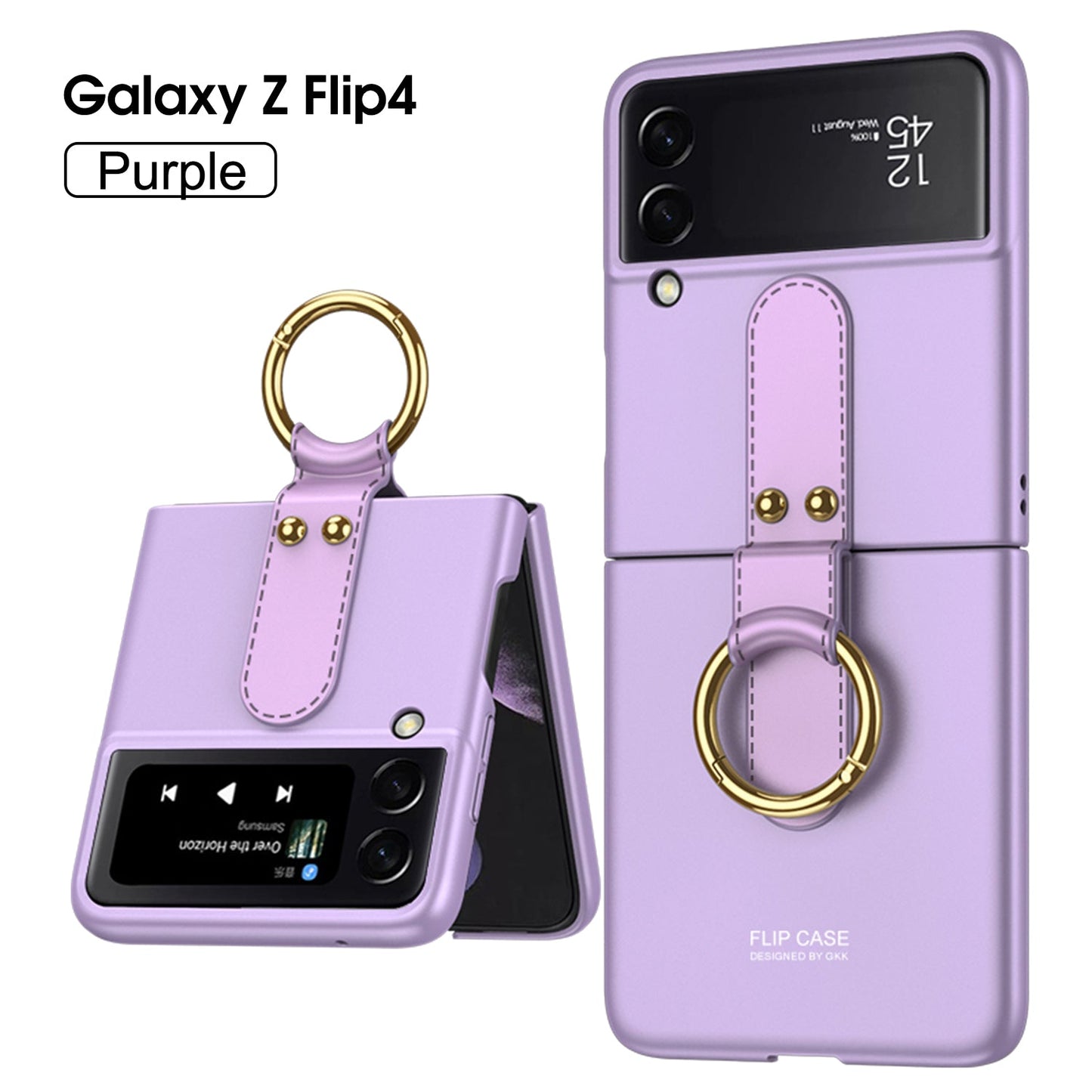 Ultra-Thin Galaxy Z Flip4 5G All-inclusive Electroplating Ring Case