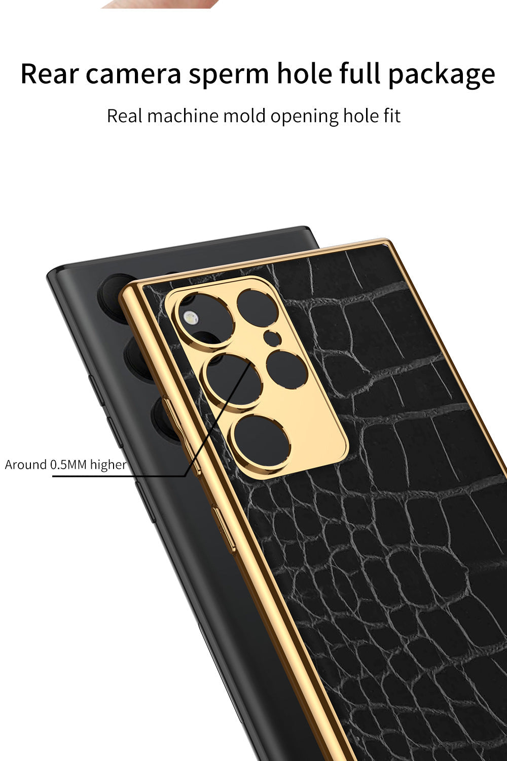 Electroplated Leather Soft Shell Samsung Galaxy S23 S23 Plus S23 Ultra Case