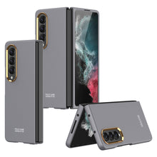 Carregar imagem no visualizador da galeria, Full-Protection Hard Case With Electroplated lens Frame For Samsung Galaxy Z Fold4 5G
