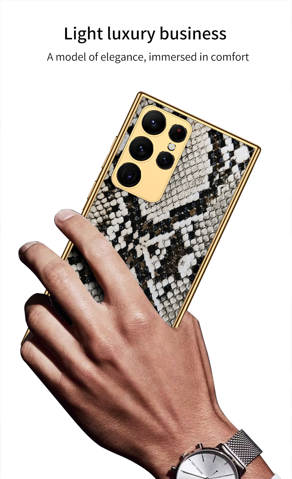 Electroplated Leather Soft Shell Samsung Galaxy S23 S23 Plus S23 Ultra Case