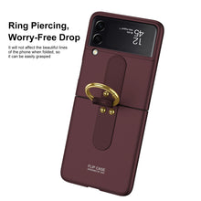 Load image into Gallery viewer, Ultra-Thin Galaxy Z Flip4 5G All-inclusive Electroplating Ring Case
