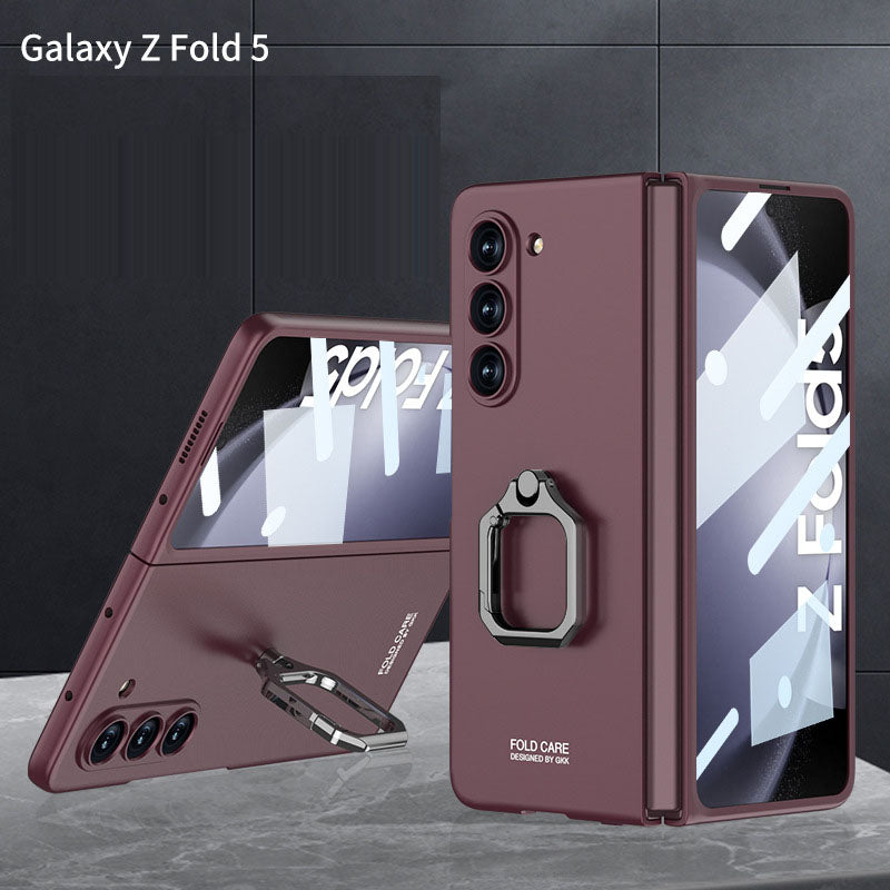 Ultra Thin Case For Samsung Galaxy Z Fold5 With Bracket and Front Film