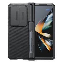 Load image into Gallery viewer, Full Protection Samsung Galaxy Z Fold4 5G Case with S pen Slot Camera Lens Protector and Stand
