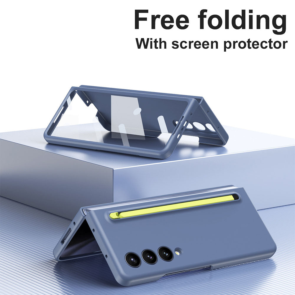 All-in-one Anti-fall Protective Case With Pen  For Galaxy Fold 4 Fold 5